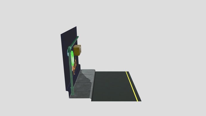Alley 3D Model