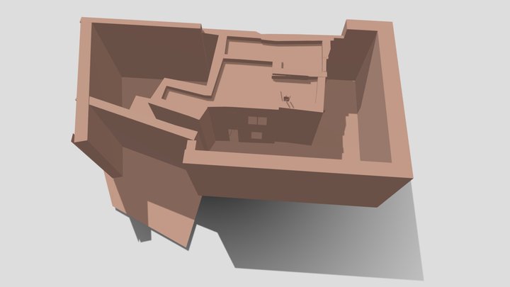 Minoan House of the Rhyta at Pseira (Greece) 3D Model