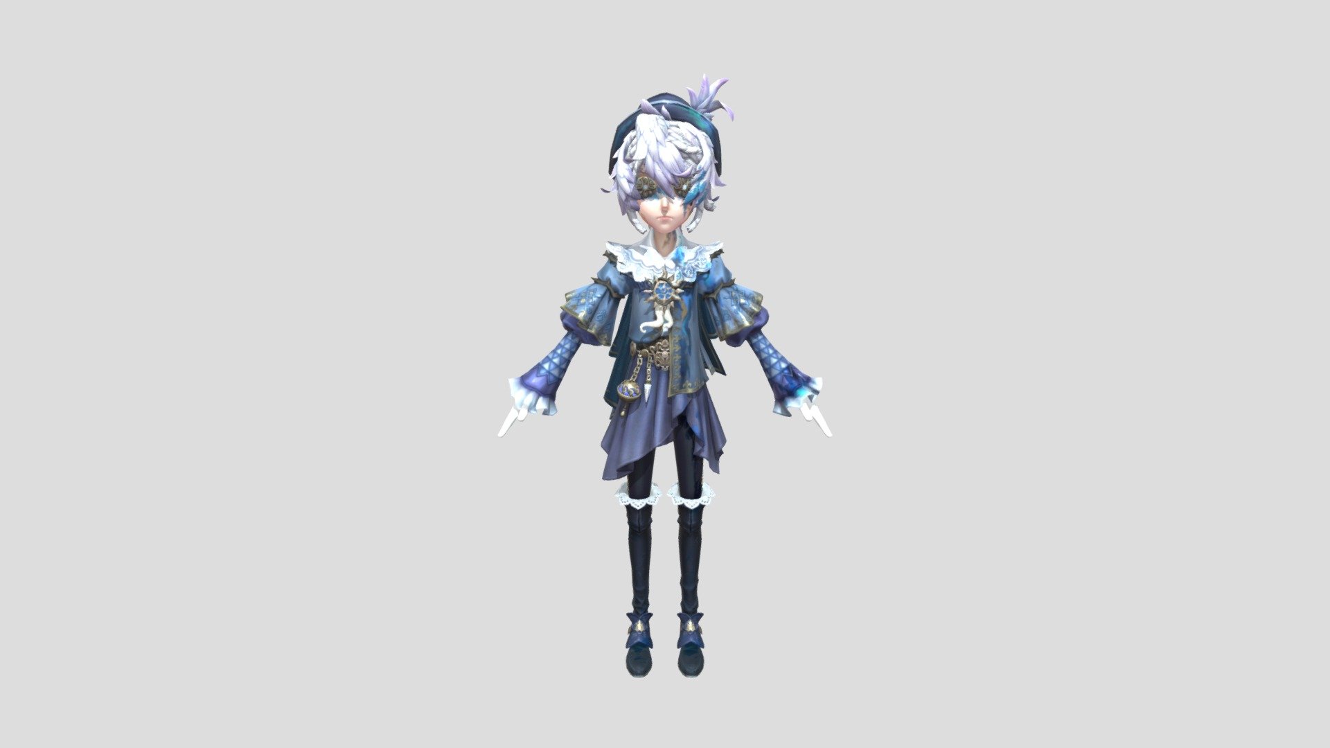 Deep Blue - 3D model by itssova [7ded94e] - Sketchfab