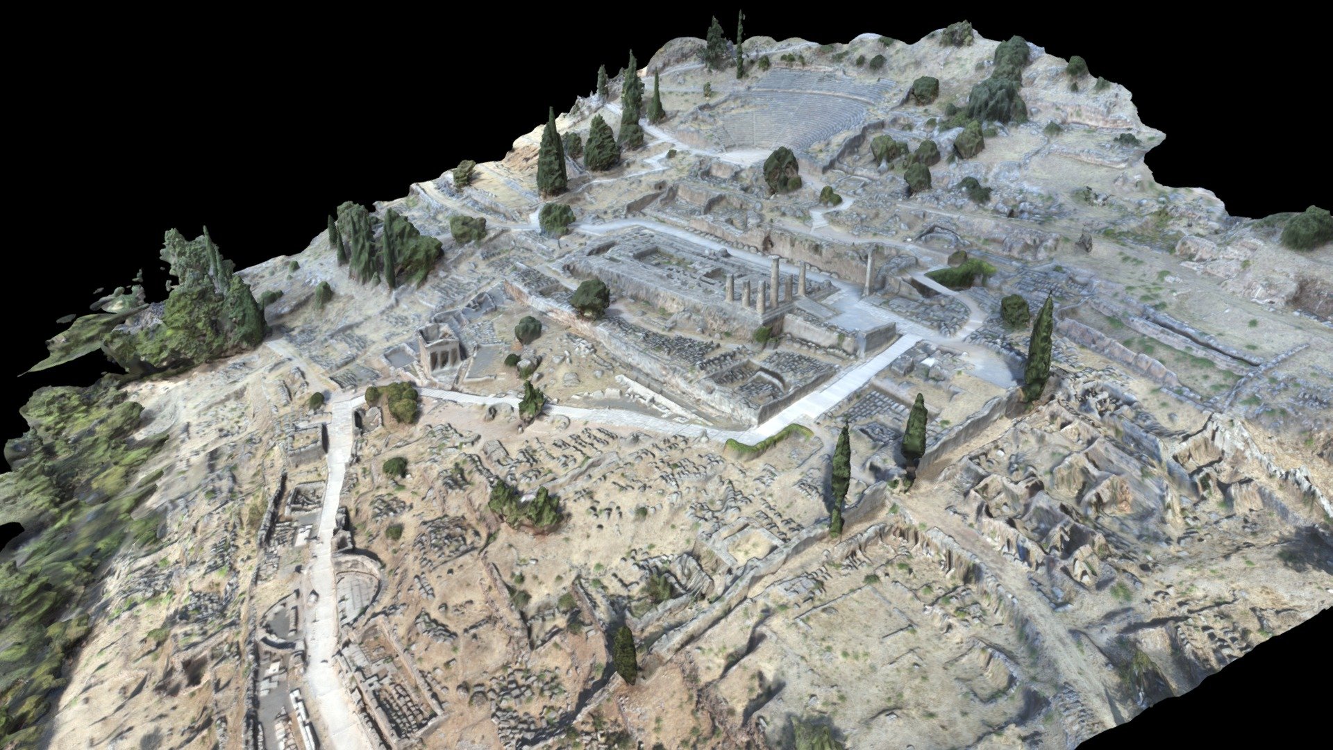 Delphi Ruins 2016 - 3D model by QICCAS [7dee008] - Sketchfab