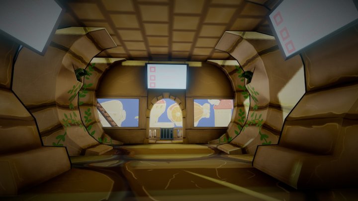 Sommer_train_station 3D Model