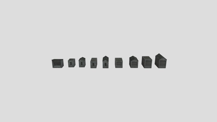 Factory Outbuildings 3D Model