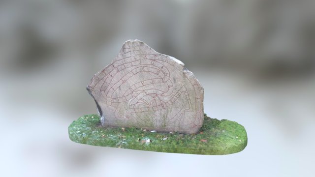 Runestone "U 935" 3D Model