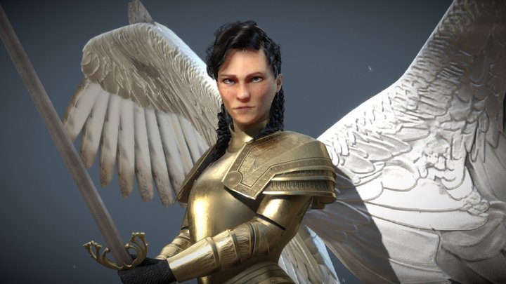 Ahriel, the queen's angel 3D Model