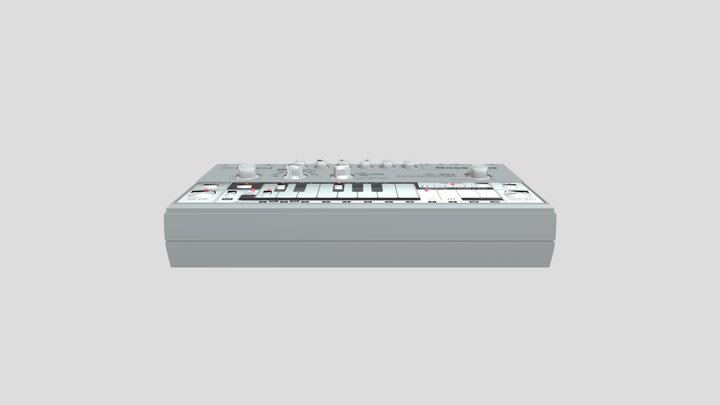 Roland TB-303 Bass Line Synthesizer 3D Model