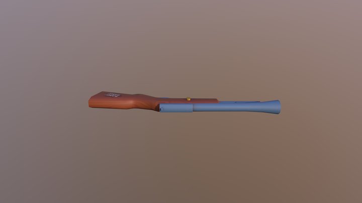 Hello Neighbor Rifle 3D Model
