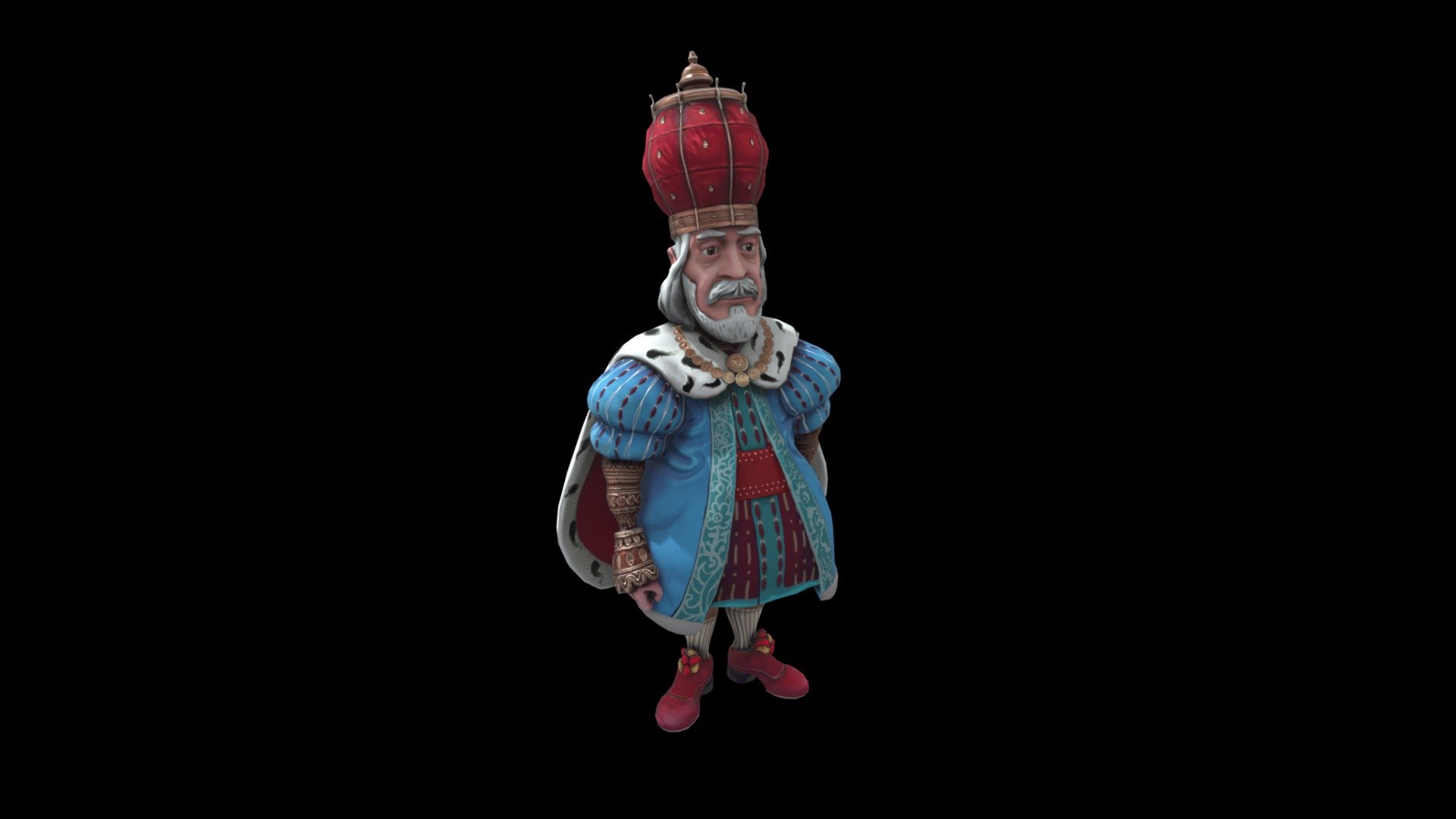 King - Download Free 3D model by Serg.Morgun [7df1d51] - Sketchfab