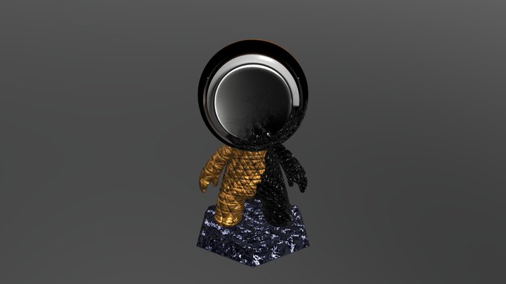 Infected Astronaut 3D Model