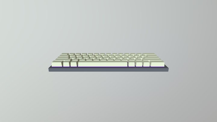 Keyboard 60% 3D Model