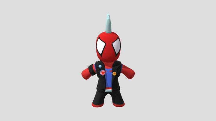 spider-punk-plush 3D Model