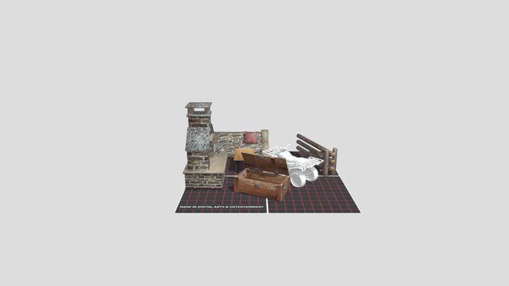 DAE 5 Finished props - Forest Loner 3D Model