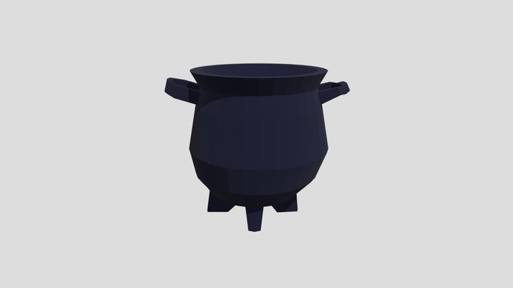 Cauldron Low Poly