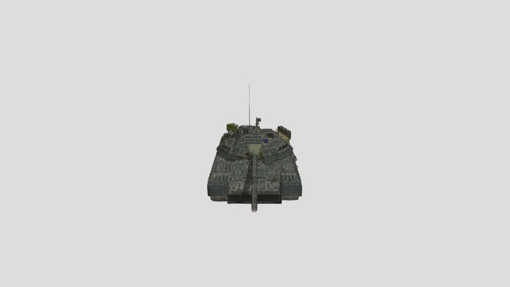 T-80UE-1 (War Thunder / Seek & Destroy) 3D Model