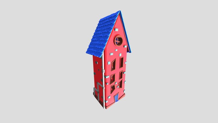 Stylized house 3D Model