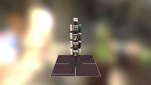Magazine rack 3D Model