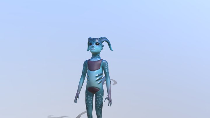 Character 'alien' 3D Model