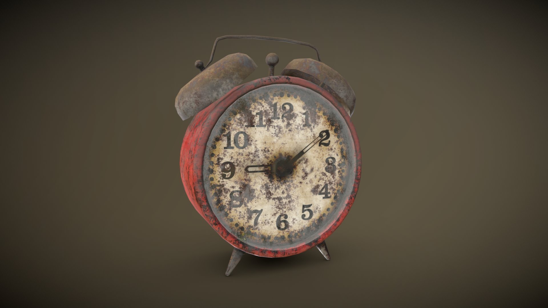 Dirty desktop clock 2 of 20 - Buy Royalty Free 3D model by Szántai ...