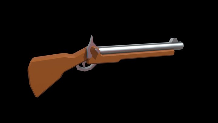 Musket (low-poly casual) 3D Model