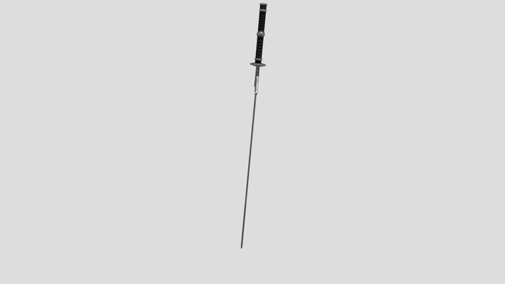 The Witcher 3: Geralt of Rivia's Sword 3D Model