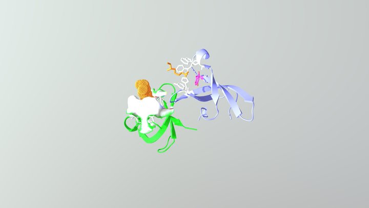 Chromodomains of Two MRG2 Complexes 3D Model