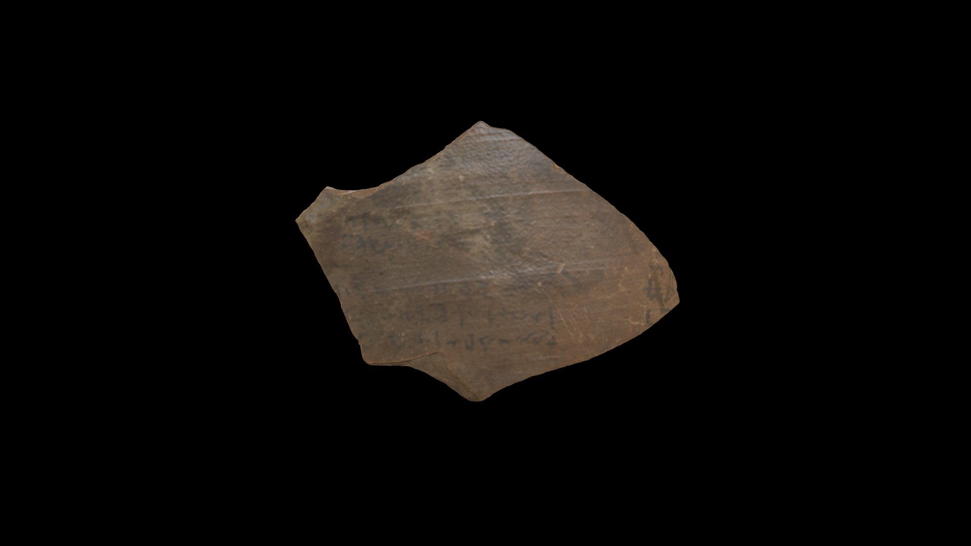 Houghton MS Ostraca 3166
