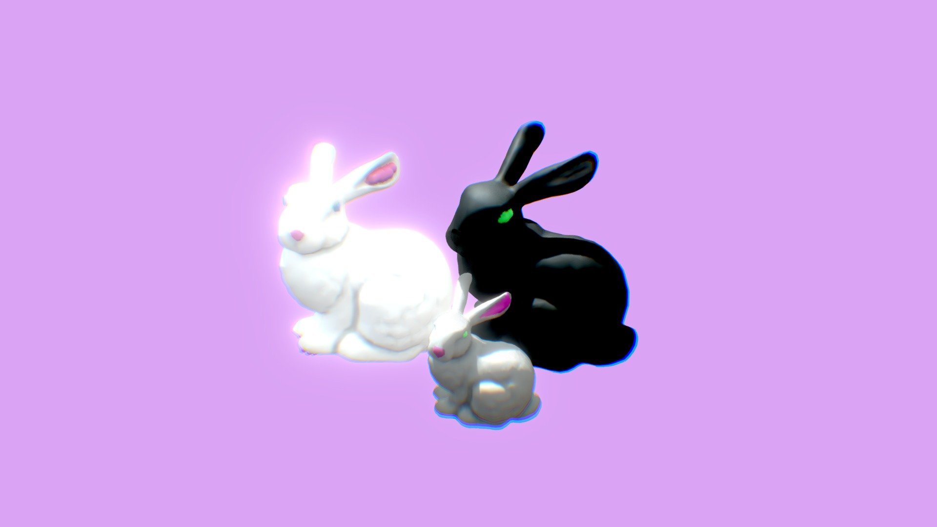 the upside down rabbits
