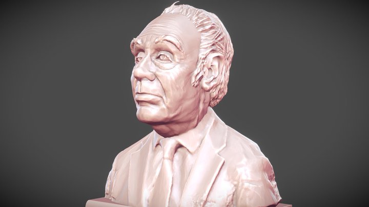Jorge Luis Borges - Printable 3D Model
