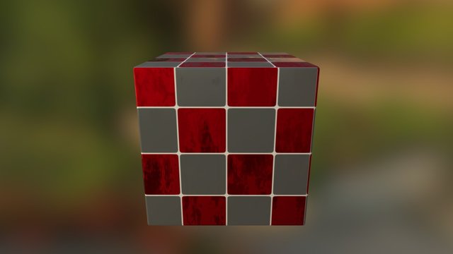Cube 3D Model