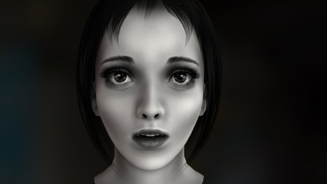 Glowa Czarna 3D Model
