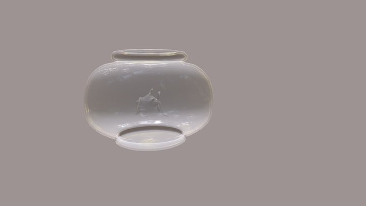 Fish in a Bowl 3D Model