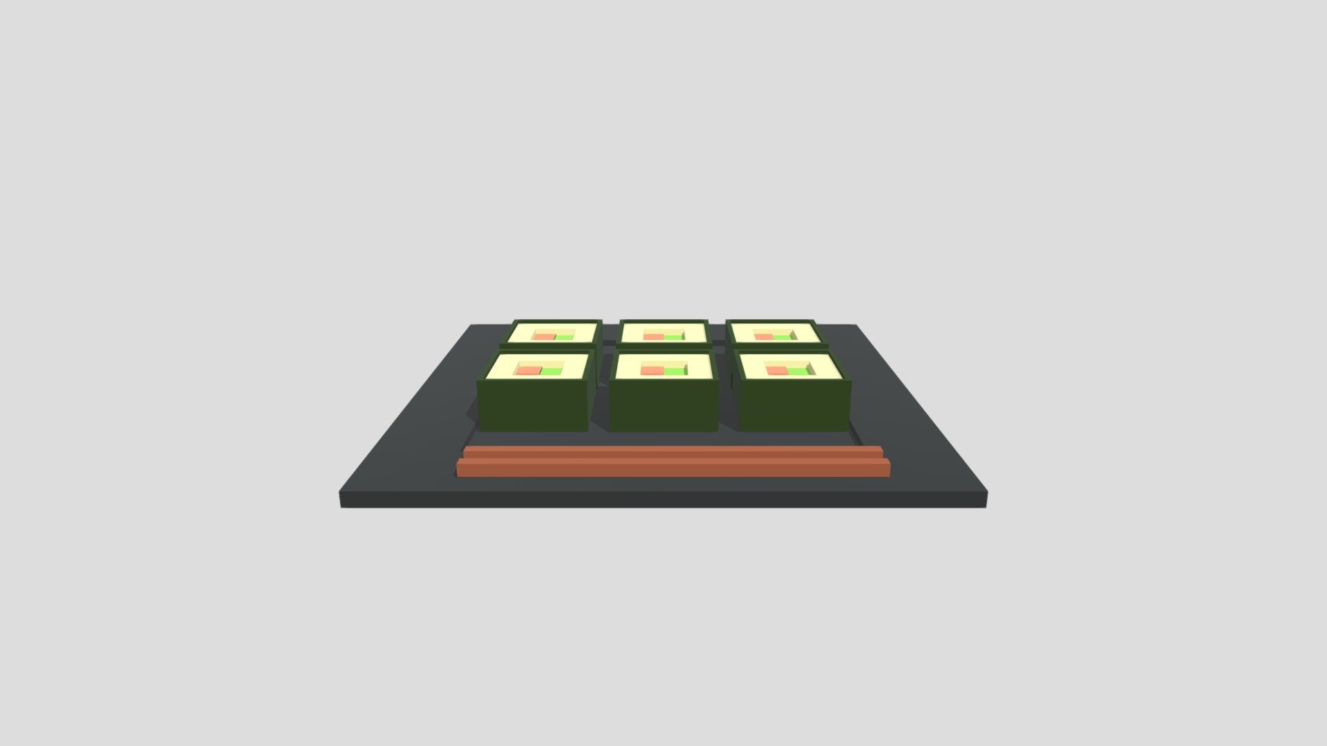 Sushi Meal Model Wip
