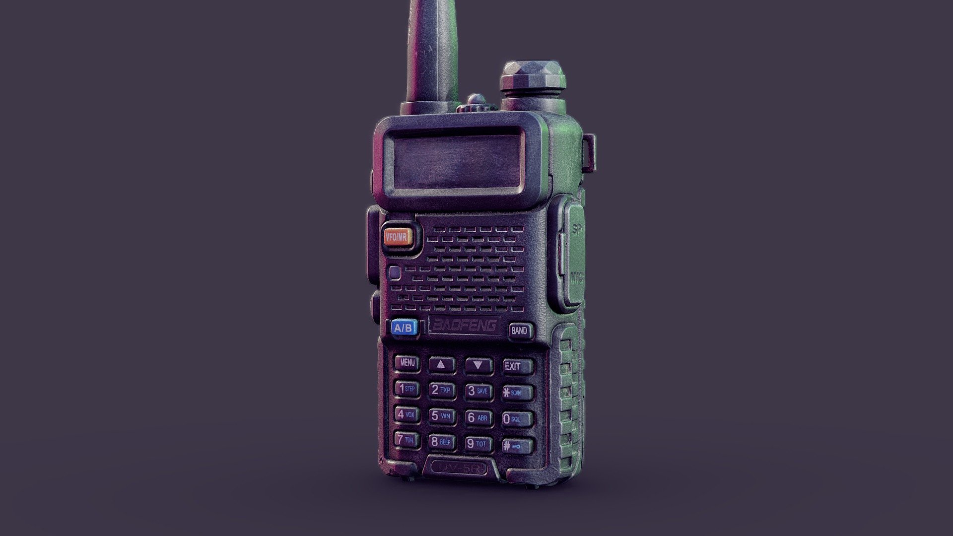 RAW Scan Baofeng UV-5R walkie-talkie - 3D model by kanistra [7dfad1d ...