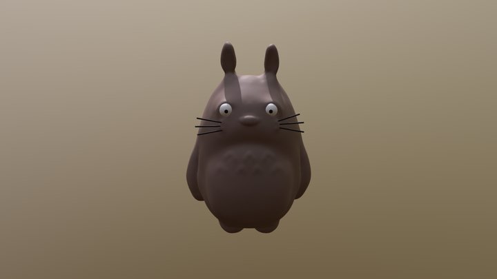 Totoro sculpt Blender 3D Model