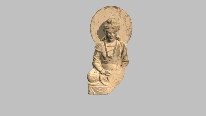Bodhisattva in Meditation 3D Model