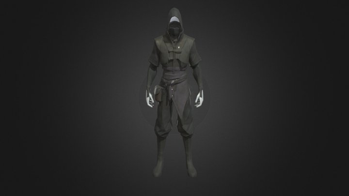 Dark_Hooded_Rogue 3D Model