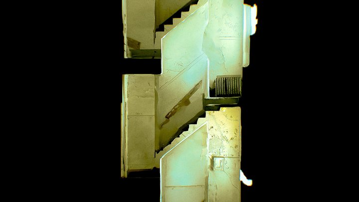 245: Staircase – Modèle 3D gratuit STL