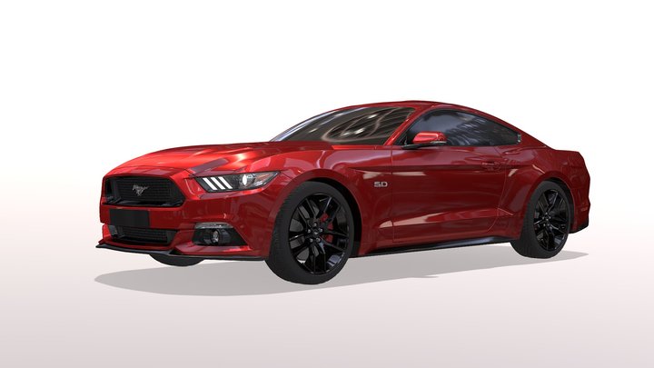 2017 Ford Mustang GT 3D Model
