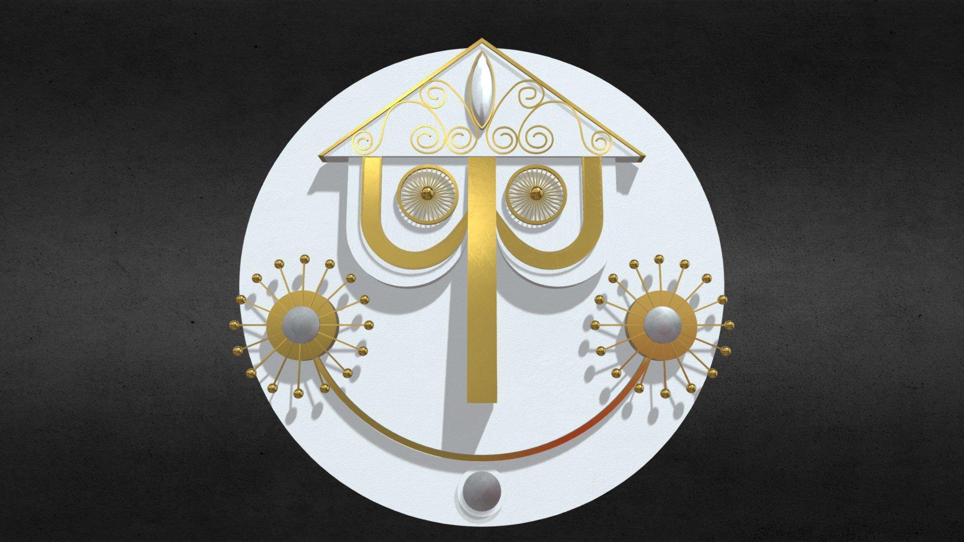 It's a Small World Clock Face 3D model by NicholasCappe [7dfeb69