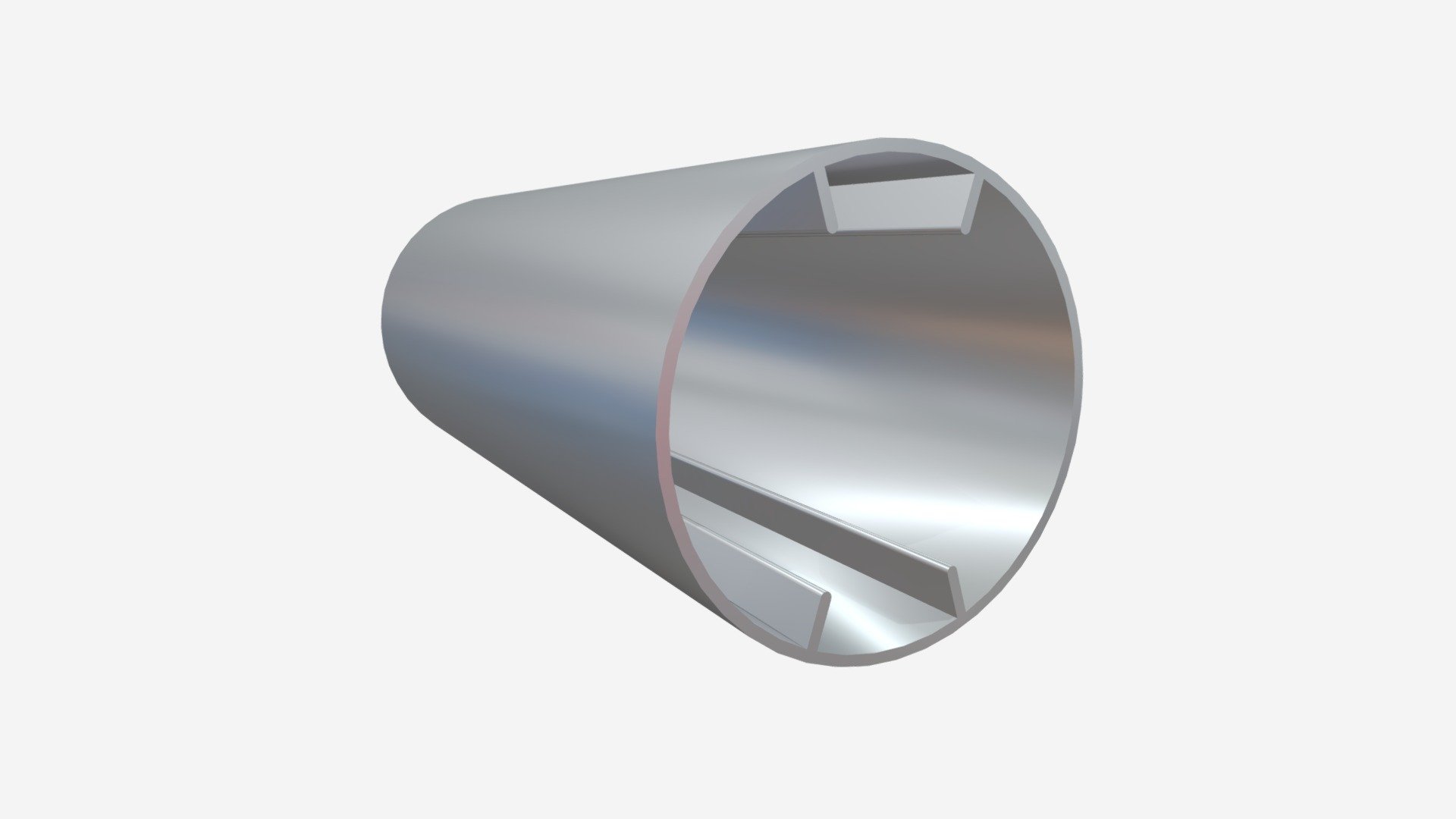 Tubo aluminio 41 mm — Sketchfab embed 3D viewer