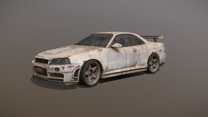 Nissan Skyline GT-R (R34) 3D Model