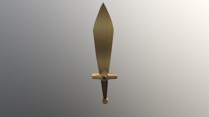 Nicholas Russo Sword Textured 3D Model