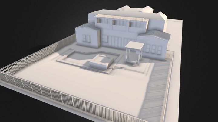 Preview home Blockout 3D Model