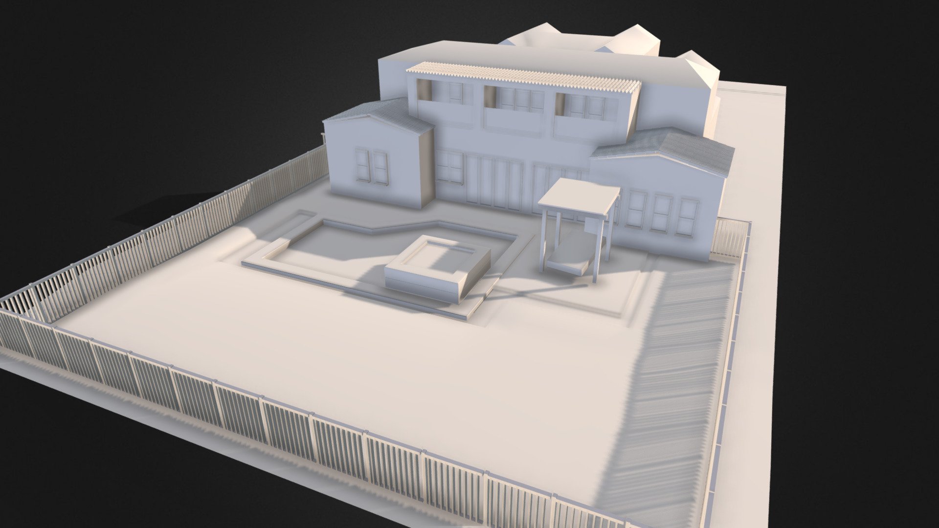 Preview Home Blockout - 3D Model By Markjohnstonsart [7e04674] - Sketchfab