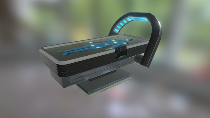 Operation Table 3D Model