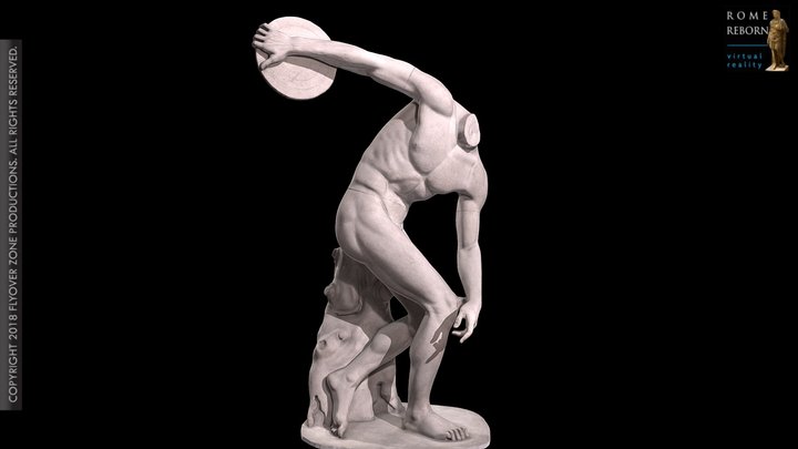 3D rendering of Discobolos