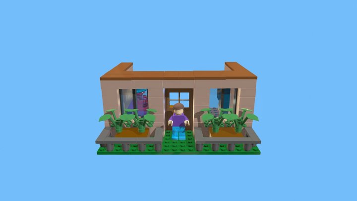 Lego House 3D Model
