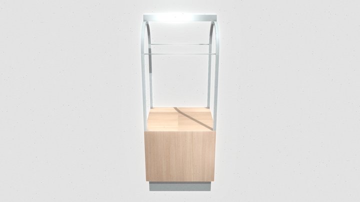 Bakery service Stand 3D Model
