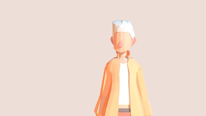 Abel | Lowpoly Character 3D Model