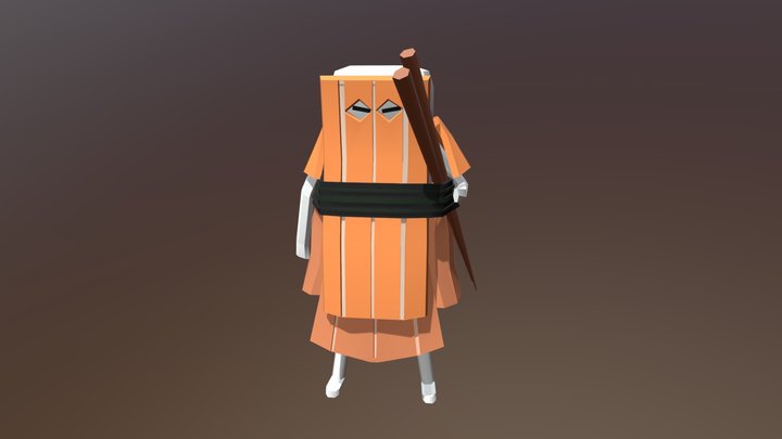 Samurai Sushi 3D Model