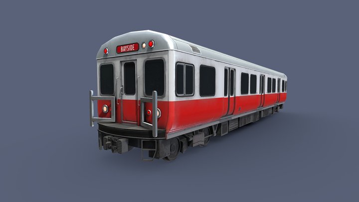 Red Line Subway 3D Model